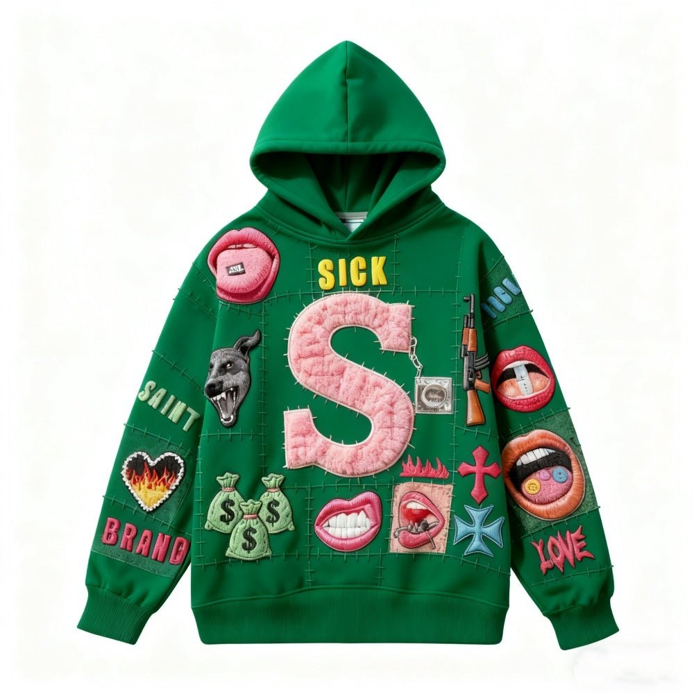 Oversized Saint Brand Graphic Hoodie - MRC STOREHoodieMRC STOREOversized Saint Brand Graphic Hoodie MRC STORE MRC STORECJWY259368312LOBlack2XL