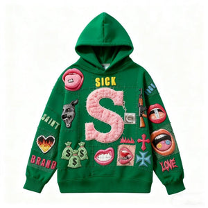Oversized Saint Brand Graphic Hoodie - MRC STOREHoodieMRC STOREOversized Saint Brand Graphic Hoodie MRC STORE  100.99MRC STORECJWY259368305EVGreen2XL