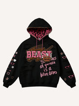 Retro Graphic Printed Hoodie - MRC WEAR 