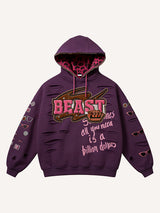 Retro Graphic Printed Hoodie - MRC WEAR 