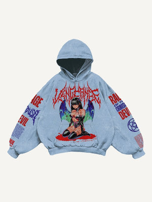 Retro Graphic Pullover Hoodie - MRC STOREHoodieMRC STORERetro Graphic Pullover Hoodie MRC STORE  70.99MRC STORECJWY256878420TGBlue2XL