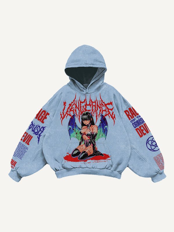 Retro Graphic Pullover Hoodie - MRC STOREHoodieMRC STORERetro Graphic Pullover Hoodie MRC STORE  70.99MRC STORECJWY256878420TGBlue2XL