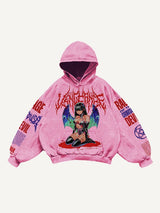 Retro Graphic Pullover Hoodie - MRC STOREHoodieMRC STORERetro Graphic Pullover Hoodie MRC STORE  70.99MRC STORECJWY256878427AZPink2XL