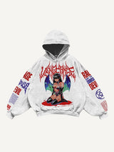 Retro Graphic Pullover Hoodie - MRC STOREHoodieMRC STORERetro Graphic Pullover Hoodie MRC STORE  70.99MRC STORECJWY256878406FUWhite2XL
