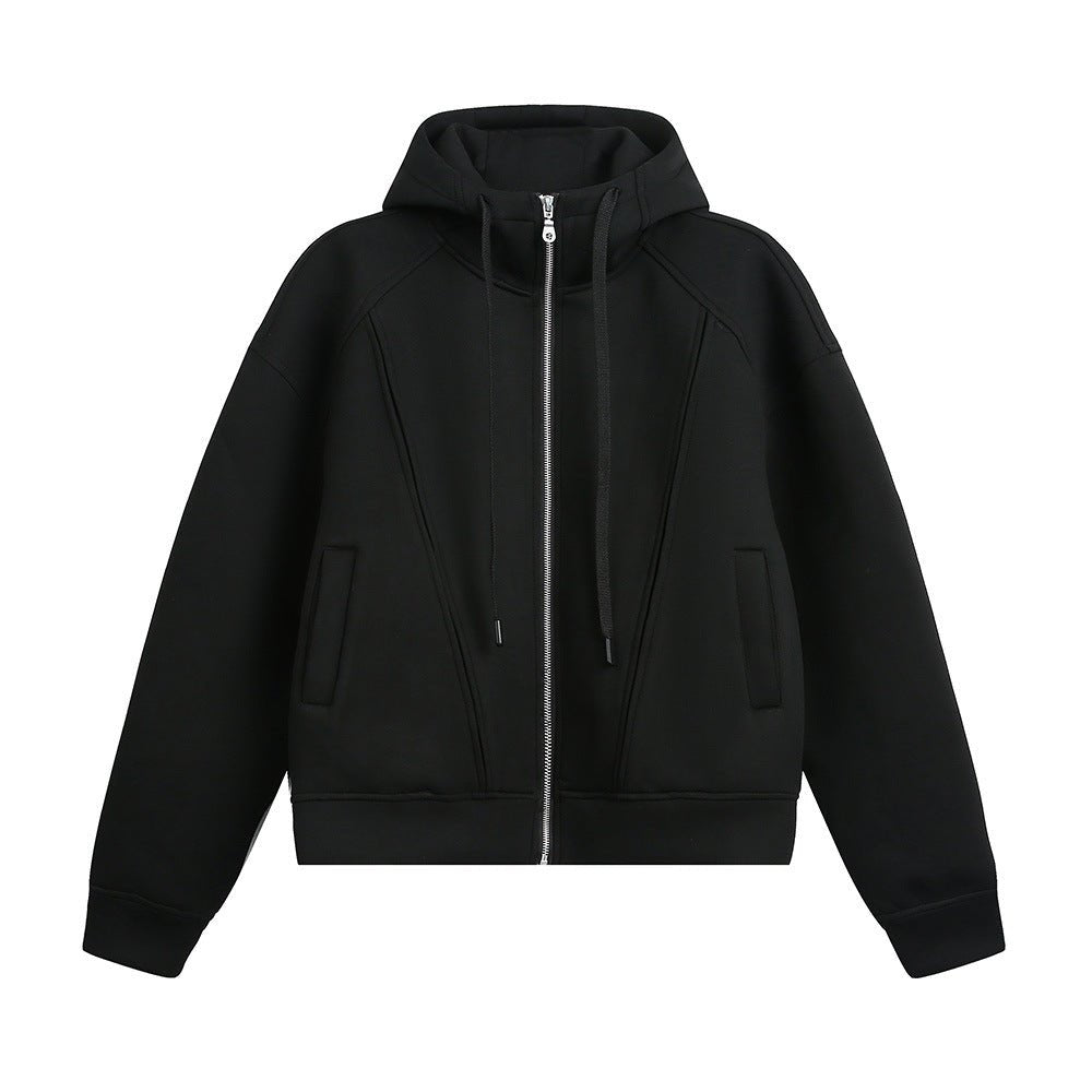 Deconstructed Spliced Hooded Cardigan Sweater - MRC STOREHoodieMRC STOREDeconstructed Spliced Hooded Cardigan Sweater - MRCSTOREMRC STORECJWY258473507GTBlackL