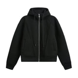Deconstructed Spliced Hooded Cardigan Sweater - MRC STOREHoodieMRC STOREDeconstructed Spliced Hooded Cardigan Sweater - MRCSTOREMRC STORECJWY258473507GTBlackL