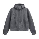 Deconstructed Spliced Hooded Cardigan Sweater - MRC STOREHoodieMRC STOREDeconstructed Spliced Hooded Cardigan Sweater - MRCSTOREMRC STORECJWY258473503CXGrayL