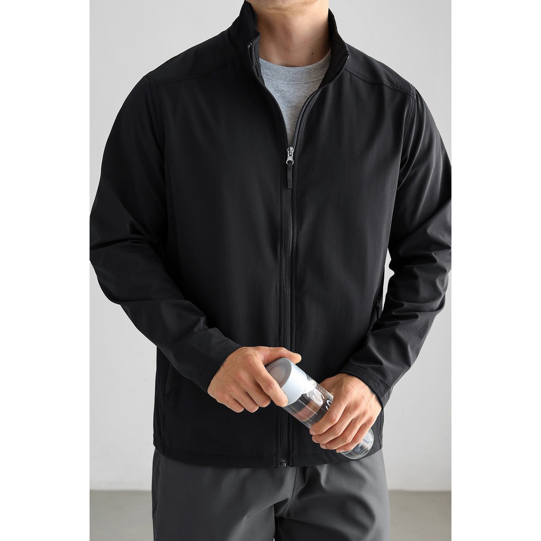 Solid Color Casual Commuter Jacket - MRC WEAR 