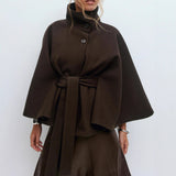 Solid Color Stand - Collar Trench Coat - MRC STOREJacketsMRC STORESolid Color Stand - Collar Trench Coat MRC STORE  110.00MRC STORECJQB260730709IRBrownL