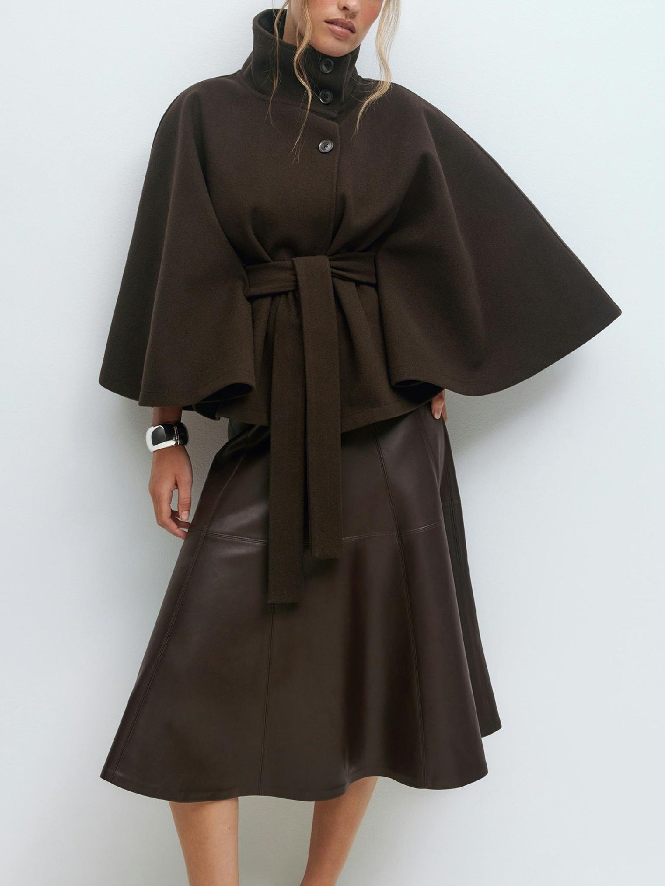 Solid Color Stand - Collar Trench Coat - MRC STOREJacketsMRC STORESolid Color Stand - Collar Trench Coat MRC STORE MRC STORECJQB260730719SHKhakiL