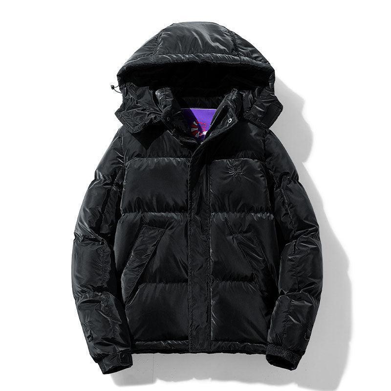 Hooded Cotton Padded Jacket - MRC STOREJacketsMRC STORETide Brand Cotton - Padded Youth Hooded Padded Jacket - Loose Fit, Zipper Front, Polyester Fabric - MRC STOREMRC STORECJXZ135924203CXBlack2XL