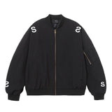 American Street Style Embroidered Letter Flight Jacket - MRC STOREJacketsMRC STOREAmerican Street Style Embroidered Letter Flight Jacket for Teenagers - MRC STOREMRC STORECJXZ222936602BYBlackL