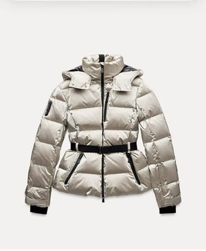 Belted Stand Collar Ski Puffer Jacket - MRC STOREJacketsMRC STOREBelted Stand Collar Ski Puffer Jacket MRC STORE  120.99MRC STORECJWJ261267412LOChampagneL