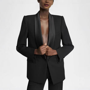 Business Temperament Slim - fit Collar Suit Coat - MRC STOREJacketsMRC STOREBusiness Temperament Slim - fit Collar Suit Coat MRC STORE  100.00MRC STORECJYD254605503CXBlackL