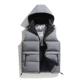 Corduroy Hooded Warm Vest - MRC STOREJacketsMRC STORECorduroy Hooded Warm Vest MRC STORE  40.00MRC STORECJYD255136703CXGrayL
