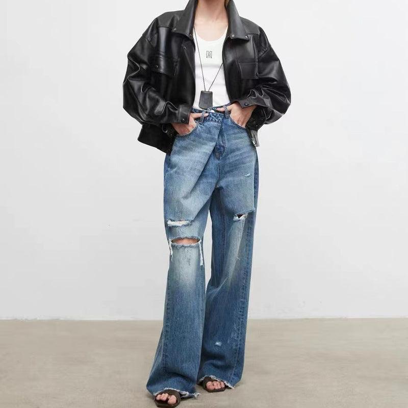 Sheepskin Jacket - Retro Loose Chic - MRC STOREJacketsMRC STORESheepskin Jacket - Retro Loose Chic - MRC STOREMRC STORECJYD220101303CXBlackL