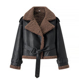 Short Flared Fur - Lined Coat with Collar - MRC STOREJacketsMRC STOREShort Flared Fur - Lined Coat with Collar MRC STORE  50.00MRC STORECJYD254271803CXBrownL