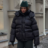Warm Cotton - Padded Hooded Overcoat - MRC STOREJacketsMRC STOREWarm Cotton - Padded Hooded Overcoat MRC STORE  100.00MRC STORECJJK255502303CXBlackL