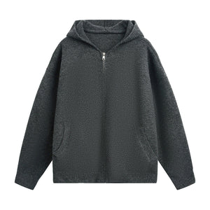 Faux Deer Velvet Retro Knit Hoodie - MRC STOREJacketsMRC STOREFaux Deer Velvet Retro Knit Jacket MRC STORE  89.23MRC STORECJYD259255904DWFlower Gray2XL