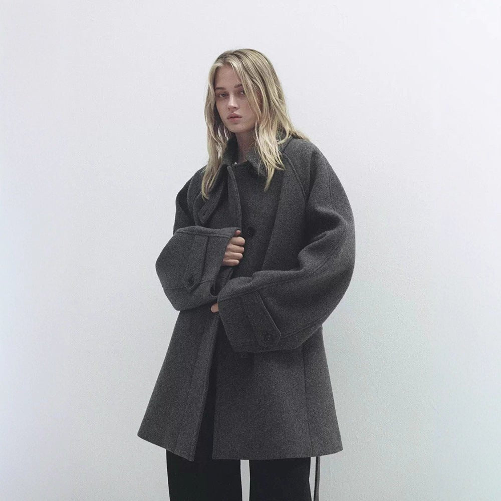 Elegant Belted Mid - Length Stand Collar Coat - MRC STOREJacketsMRC STOREElegant Belted Mid - Length Stand Collar Coat MRC STORE  220.99MRC STORECJQB261053004DWCharcoal GrayM