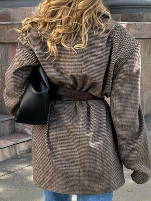 Mid - Length Double - Breasted British - Style Wool Coat - MRC STOREJacketsMRC STOREMid - Length Double - Breasted British - Style Wool Coat MRC STORE MRC STORECJQB255465706FUKhakiL