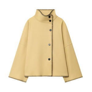 Turtleneck Long Sleeve Baggy Coat - MRC STOREJacketsMRC STORETurtleneck Long Sleeve Baggy Coat MRC STORE  49.00MRC STORECJYD255458503CXYellowL