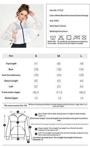 Nylon Zip-Up Stand Collar Sun-Protective Jacket - MRC WEAR 