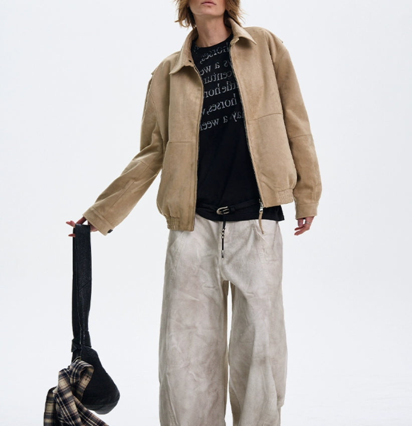 Old Money Aesthetic Leather Coat - MRC WEAR 