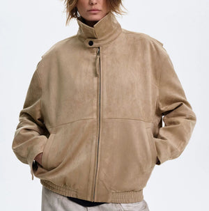 Old Money Aesthetic Leather Coat - MRC WEAR 