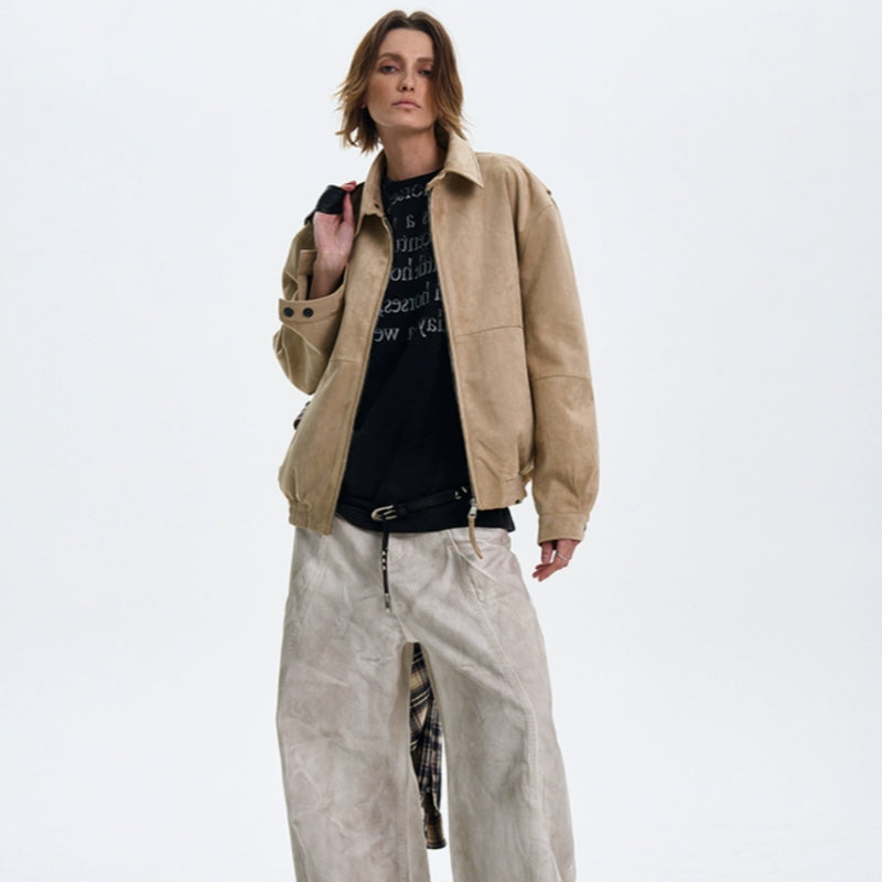 Old Money Aesthetic Leather Coat - MRC WEAR 