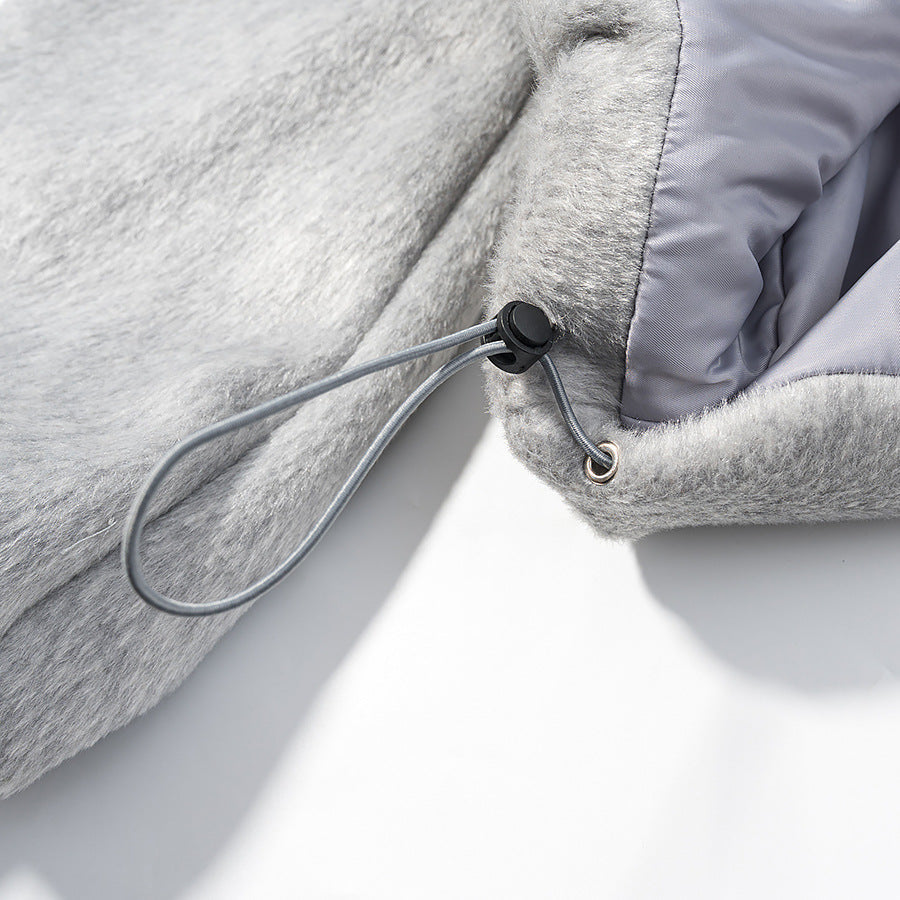 Fashionable Casual Pocket Decoration Woolen Coat - MRC WEAR 