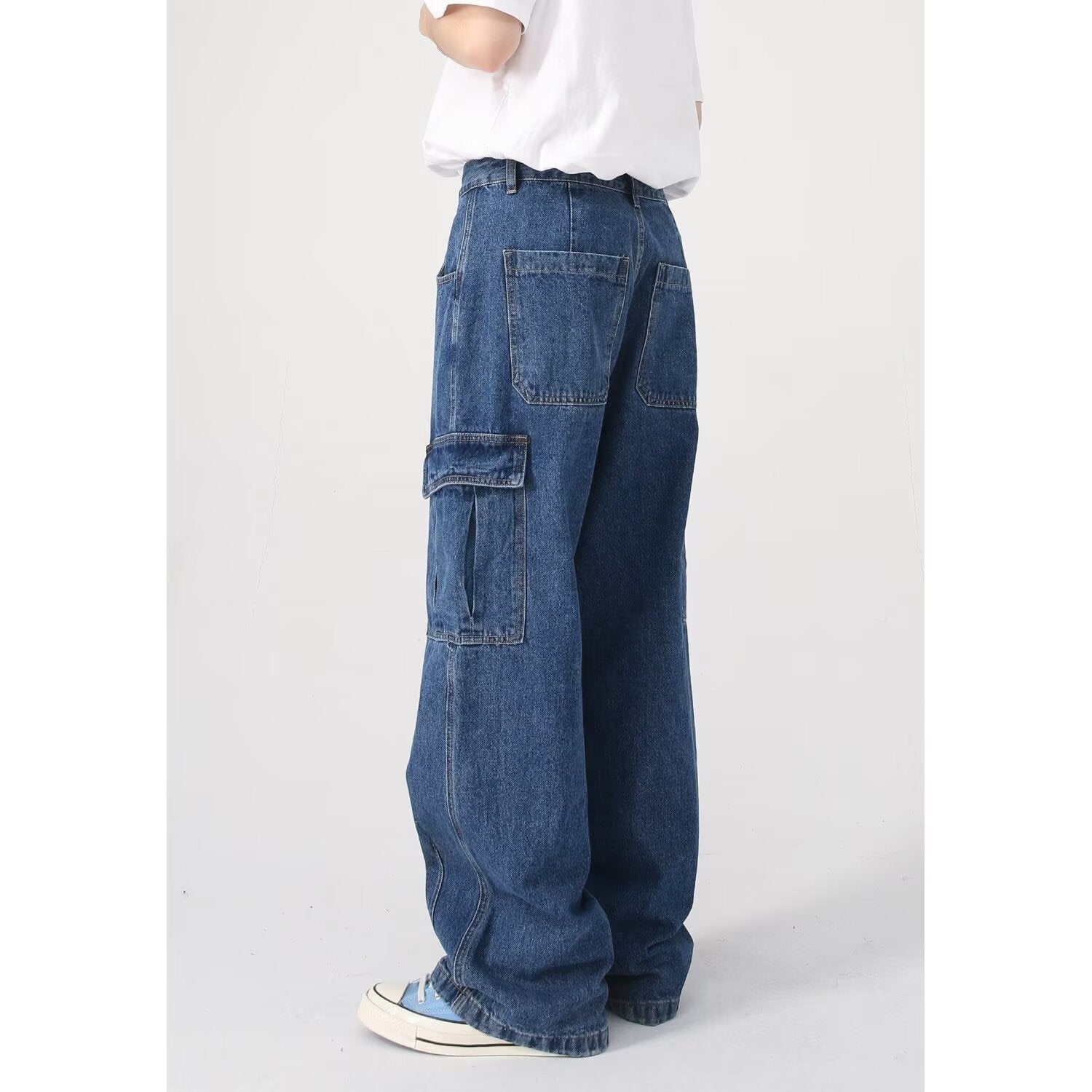 American Retro Loose Casual Workwear Jeans - MRC STOREjeansMRC STOREAmerican Retro Loose Casual Workwear Jeans MRC STORE MRC STORECJXX259198911KPBlack2XL