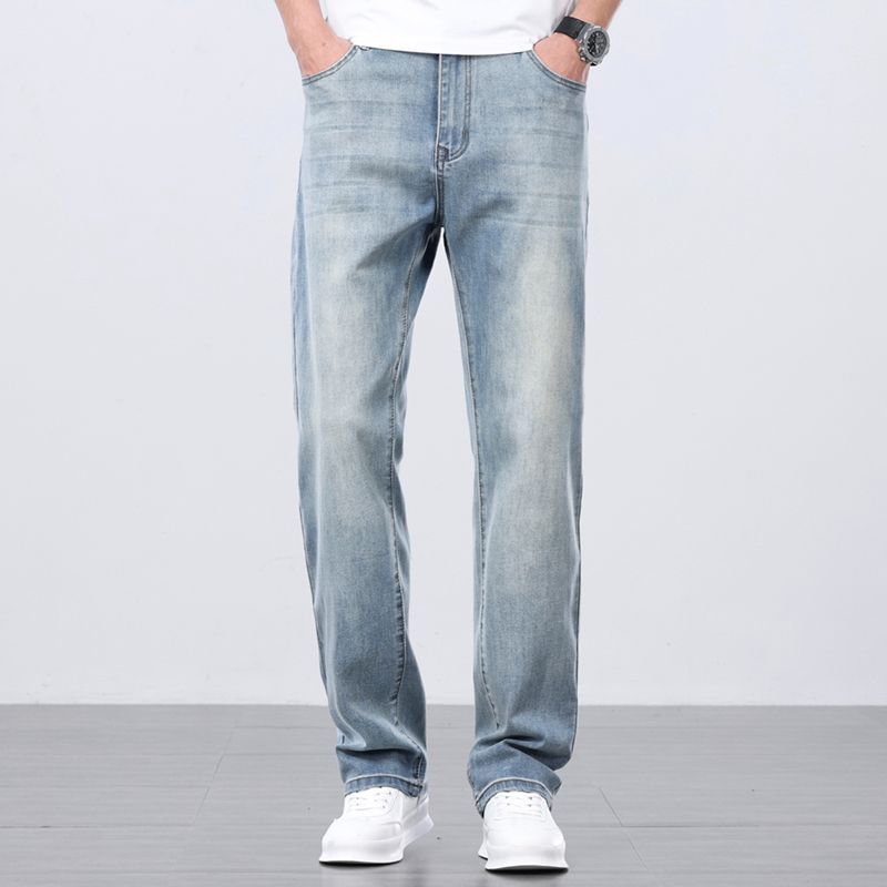 Men's Loose Straight Summer Jeans - MRC STOREjeansMRC StoreMen's Loose Straight Summer Jeans MRC Store MRC STORECJXX251691812LOBlue And Gray28