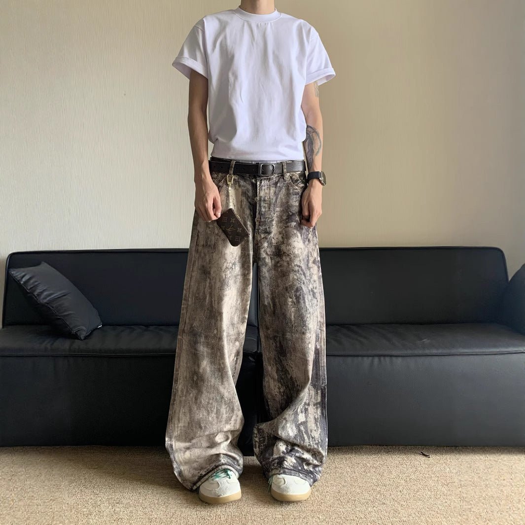 Vintage 3D Camo Print Denim Pants - MRC STOREjeansMRC STOREVintage 3D Camo Print Denim Pants MRC STORE MRC STORECJXX255717605EVYellow2XL