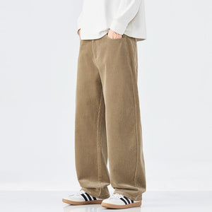 Corduroy Wide Leg Pants - MRC STOREpantsMRC STOREPerson wearing beige corduroy pants with a white shirt on a white backgroundMRC STORECJXX255802219SHKhaki28