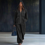 Hooded Denim Jumpsuit - MRC STOREsetMRC STOREHooded Denim Jumpsuit MRC STORE  80.00MRC STORECJYD254819409IR2XLBlack
