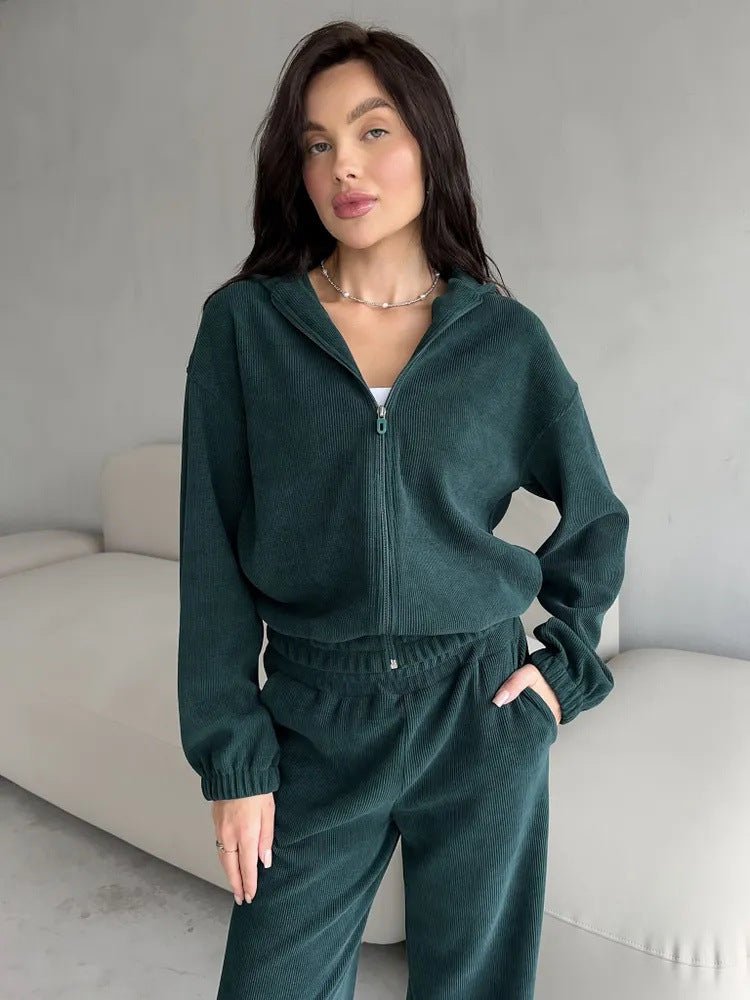 Cardigan Sweater - Hooded Elastic Fit - MRC STOREsetMRC STOREWomen’s Cardigan Sweater - Hooded Elastic Fit My Store MRC STORECJLS242905211KPGrayL