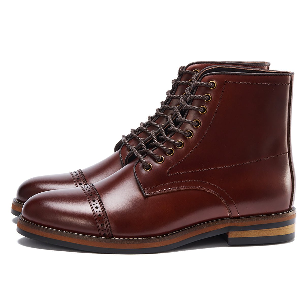 High Street Mid - Top Genuine Leather Martin Boots - MRC STOREShoesMRC STOREHigh Street Mid - Top Genuine Leather Martin Boots MRC STORE  220.00MRC STORECJYD256097108HSDark Brown40