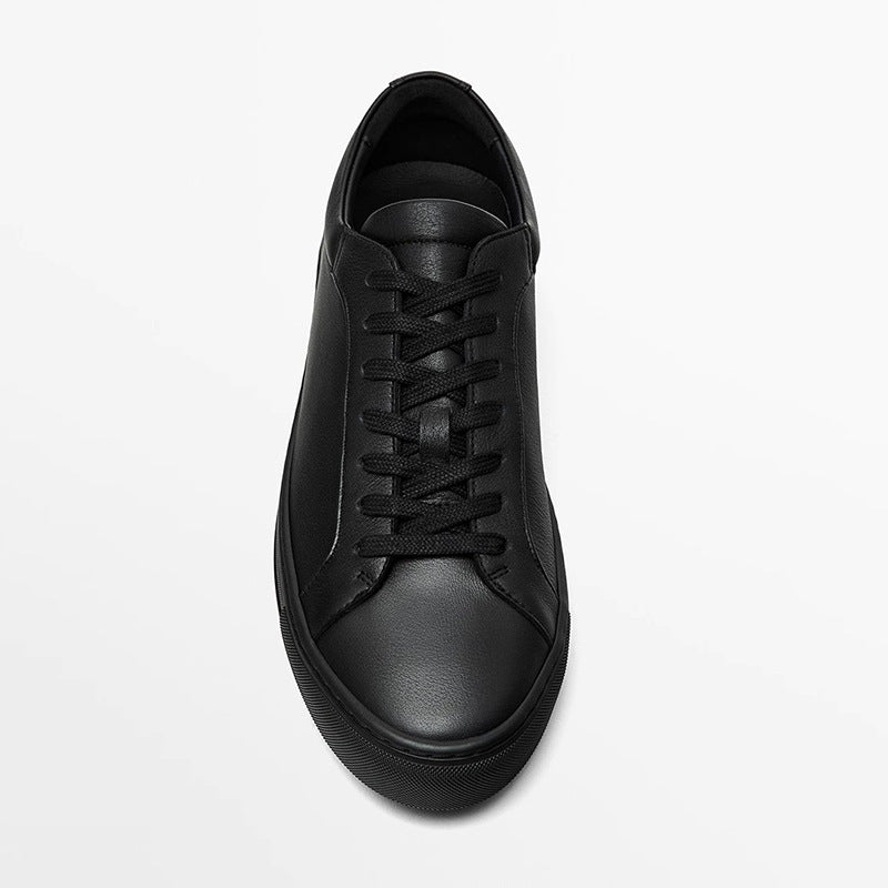 Lace - Up Leather Casual Sneakers - MRC STOREShoesMRC STORELace - Up Leather Casual Sneakers MRC STORE  90.00MRC STORECJYD254652407GTBlack Leather39