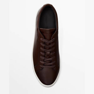Lace - Up Leather Casual Sneakers - MRC STOREShoesMRC STORELace - Up Leather Casual Sneakers MRC STORE  90.00MRC STORECJYD254652419SHDark Brown Leather39