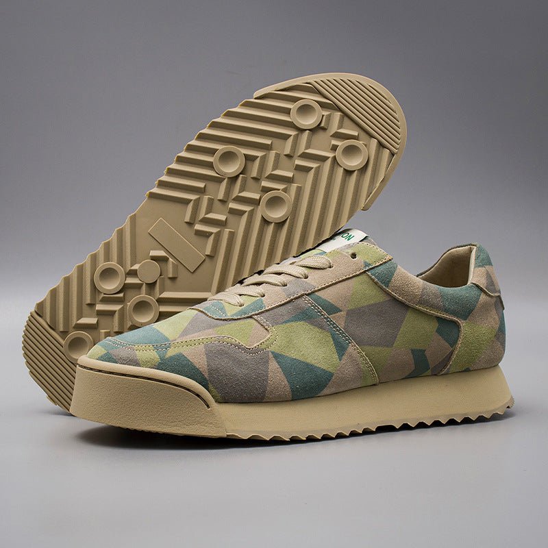 Handmade First Layer Cowhide German Training Shoes - MRC STOREShoesMRC STORECamouflage sneaker with beige sole on a gray backgroundMRC STORECJNS236957203CXCamouflage39