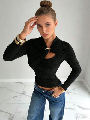 Metal Buckle Slim-Fit Long Sleeve Base Layer - MRC WEAR 
