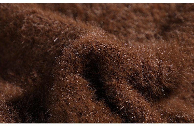 Autumn Solid Color Faux Mink Knit Sweater - MRC STOREsweaterMRC STOREAutumn Solid Color Faux Mink Knit Sweater MRC STORE MRC STORECJYD259345405EVB094 Black3XL