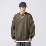 Print Casual Long-Sleeve Crewneck Sweater - MRC WEAR 