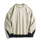 Loose Contrast Letter Sweatshirt - MRC STORESweaters & HoodiesMRC StoreLoose Contrast Letter Sweatshirt MRC Store  45.00MRC STORECJWY247178802BYApricotL