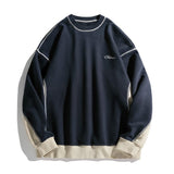 Loose Contrast Letter Sweatshirt - MRC STORESweaters & HoodiesMRC StoreLoose Contrast Letter Sweatshirt MRC Store  45.00MRC STORECJWY247178806FUNavy BlueL