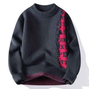 Men's Knitted Long Sleeve Pullover - MRC STORESweaters & HoodiesMRC STOREMen's Knitted Long Sleeve Pullover MRC Store MRC STORECJYD252596316PKBlack2XL