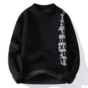 Men's Knitted Long Sleeve Pullover - MRC STORESweaters & HoodiesMRC STOREMen's Knitted Long Sleeve Pullover My Store MRC STORECJYD252596316PKBlack2XL