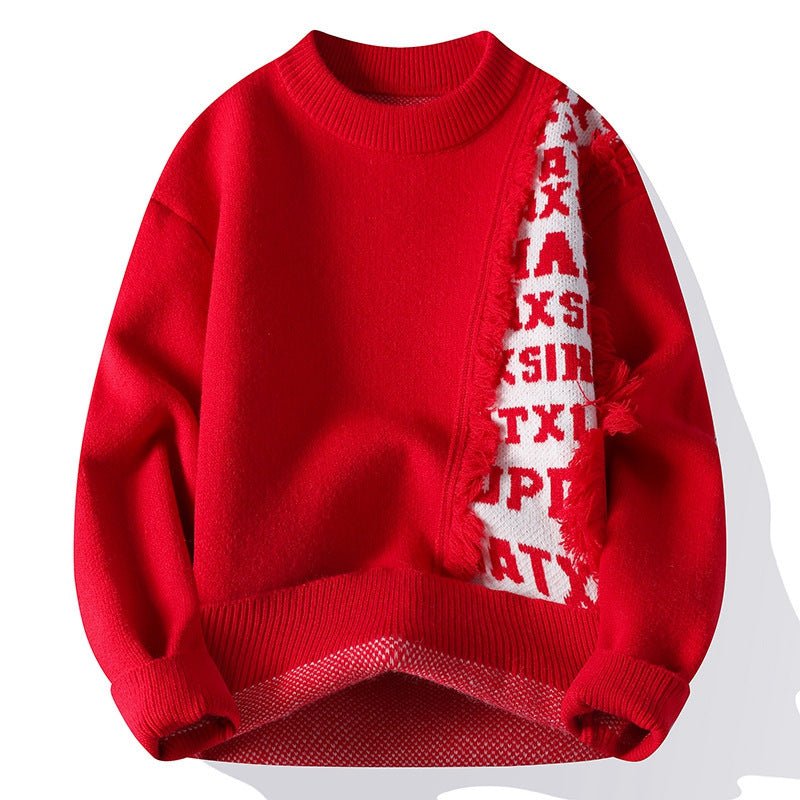 Men's Knitted Long Sleeve Pullover - MRC STORESweaters & HoodiesMRC STOREMen's Knitted Long Sleeve Pullover My Store  38.00MRC STORECJYD252596322VERed2XL