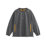 Contrast Color 3 - in - 1 Functional Sweater - MRC STORESweaters & HoodiesMRC StoreGray jacket with yellow zippers on a white backgroundMRC STORECJWY231570404DWGray2XL